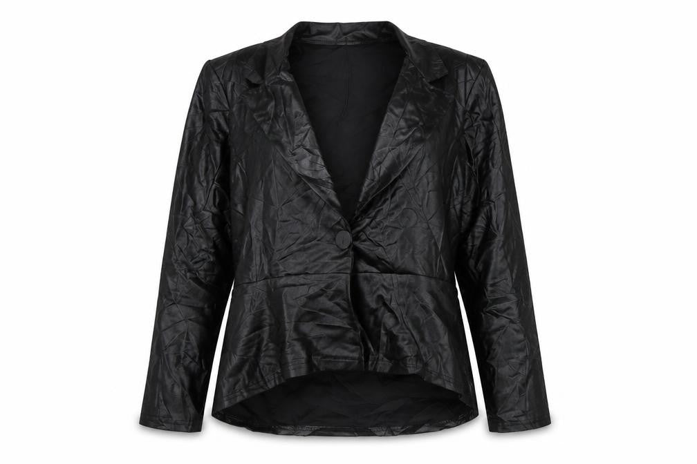 Preworn Womens Black Jacket Blazer Size L
