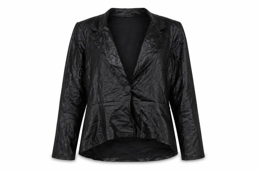 Preworn Womens Black Jacket Blazer Size L