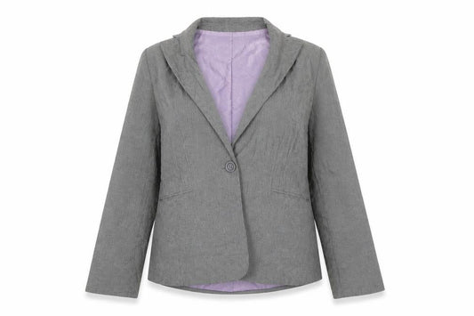 Atmosphere Womens Grey Check Jacket Blazer Size 16