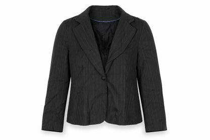 George Womens Grey Striped Jacket Blazer Size 18