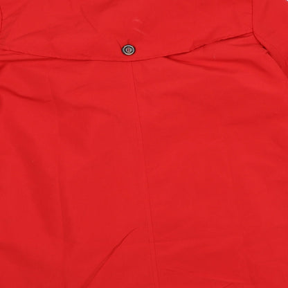 Urban Womens Red Overcoat Coat Size L