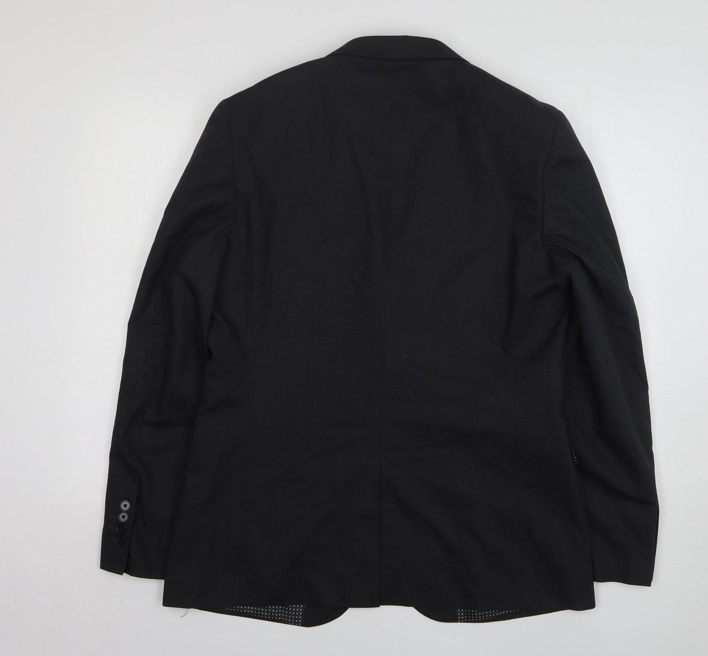 Tailor & Cutter Mens Grey Polyester Jacket Suit Jacket Size 42