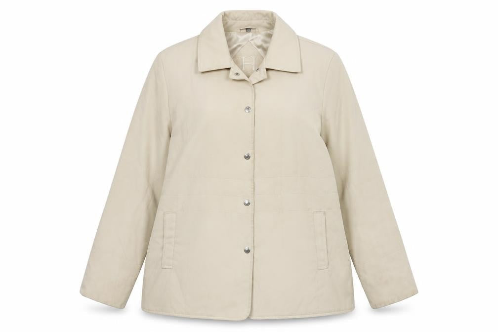 Preworn Womens Beige Jacket Size 12