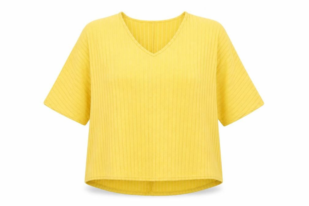 New Look Womens Yellow Round Neck Polyester Pullover Jumper Size L