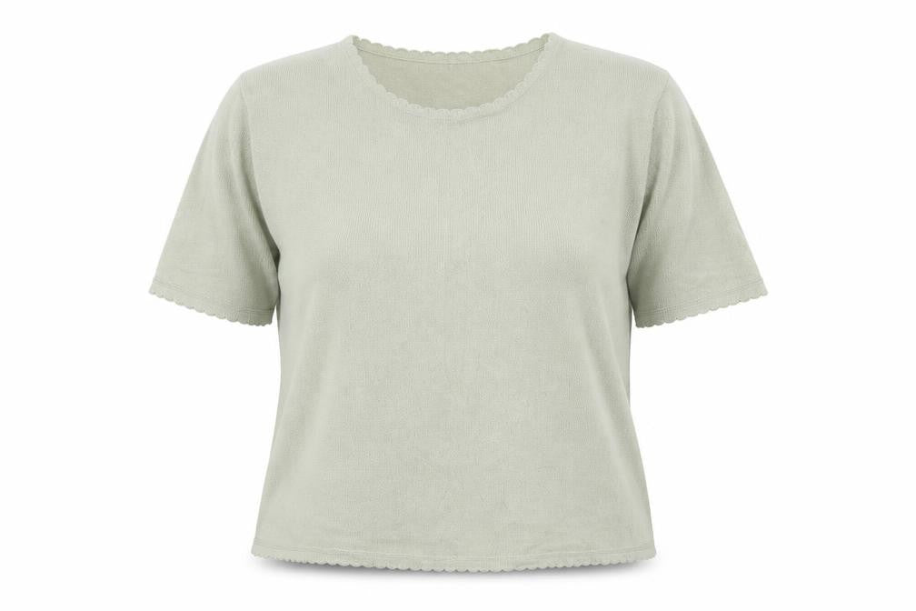 Preworn Womens Green Round Neck Cotton Pullover Jumper Size L