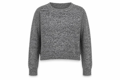 Divided by H&M Womens Black Round Neck Acrylic Pullover Jumper Size S