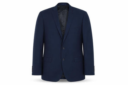 George Mens Blue Polyester Jacket Suit Jacket Size 46