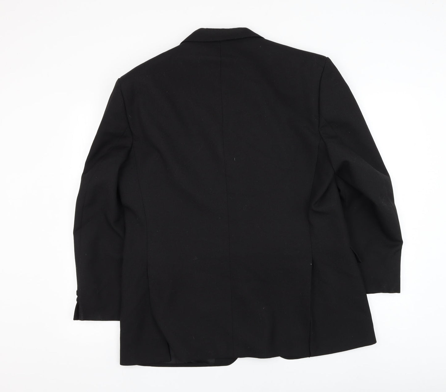 Varteks Mens Black Polyester Jacket Suit Jacket Size 42
