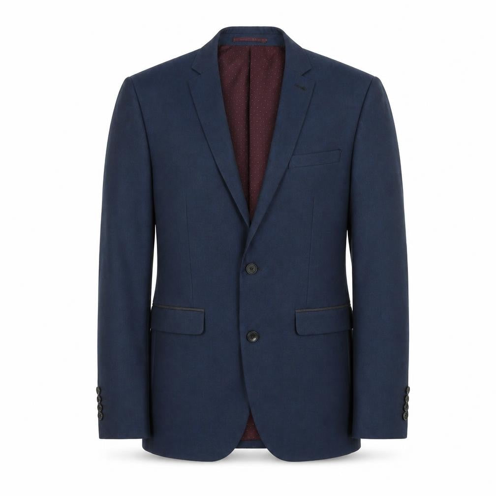 NEXT Mens Blue Polyester Jacket Suit Jacket Size 38