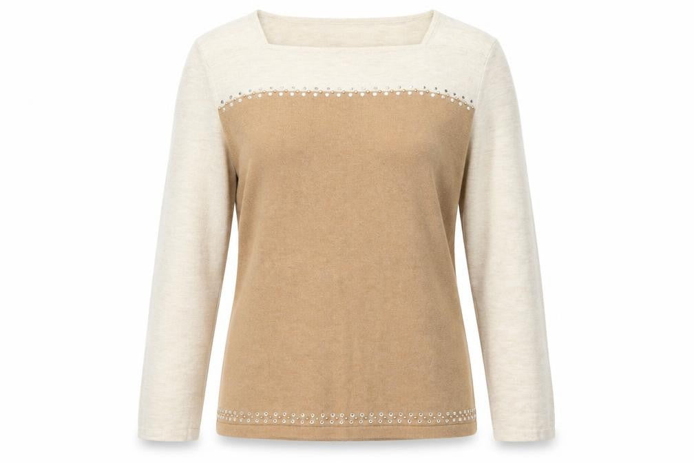 NEXT Womens Multicoloured Round Neck Cotton Pullover Jumper Size 14