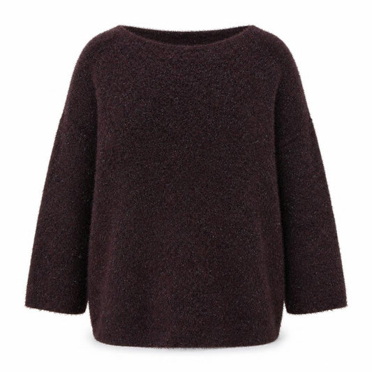 Wallis Womens Purple Round Neck Polyester Pullover Jumper Size M
