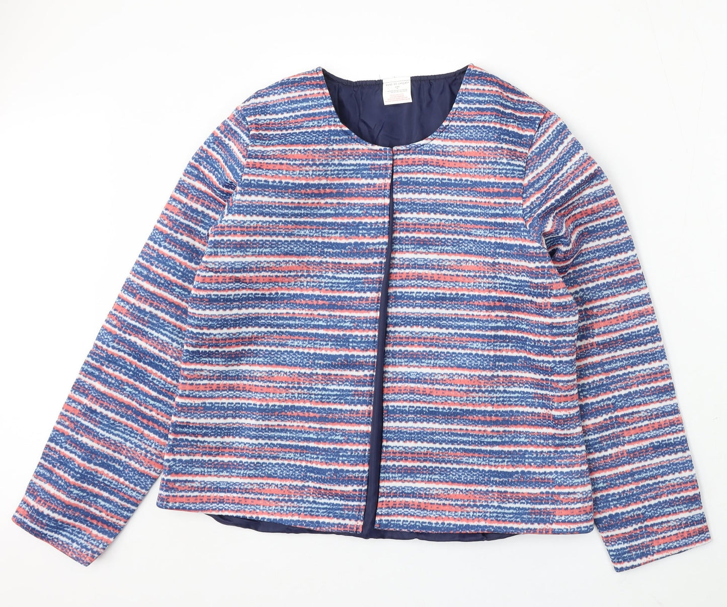 Anne De Lancay Womens Multicoloured Geometric Jacket Size M