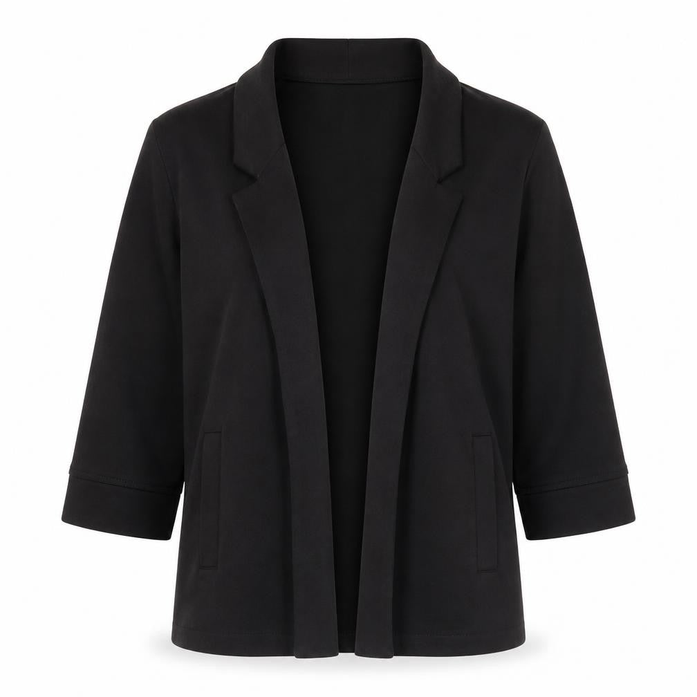 River Island Womens Black Collared Polyester Cardigan Jumper Size 8