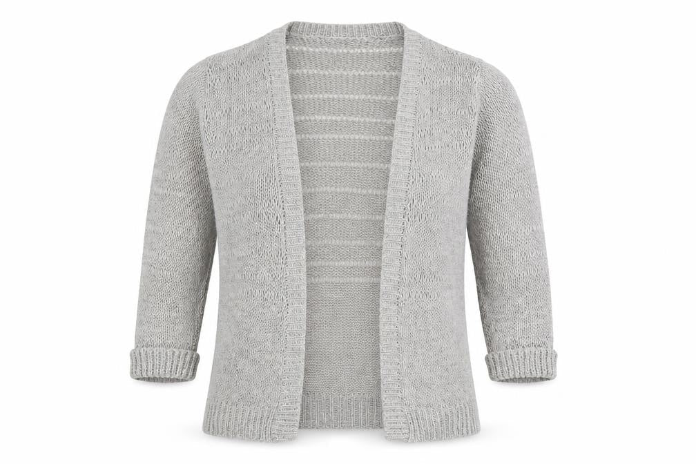 Wallis Womens Grey V-Neck Acrylic Cardigan Jumper Size S