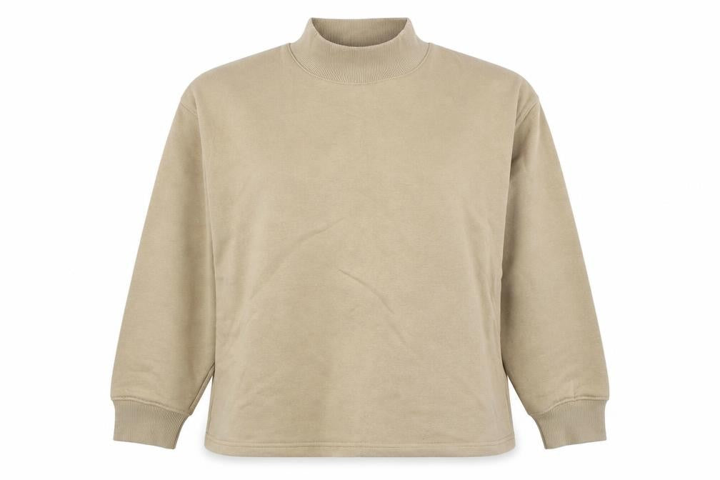TU Womens Brown Cotton Pullover Sweatshirt Size L Pullover