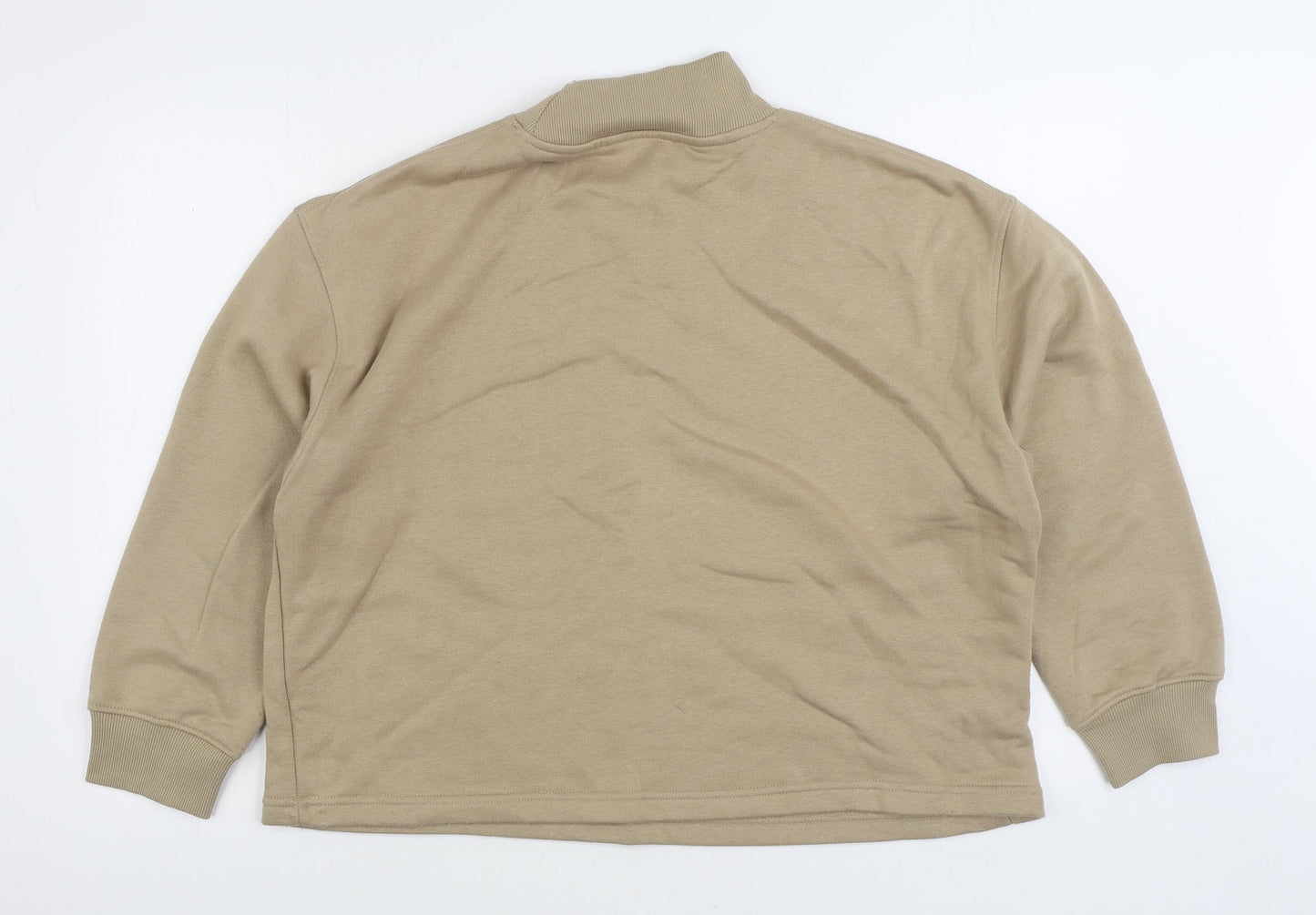 TU Womens Brown Cotton Pullover Sweatshirt Size L Pullover