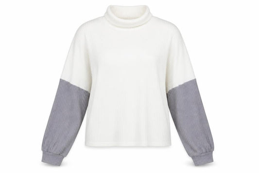 SHEIN Womens White Roll Neck Acrylic Pullover Jumper Size L