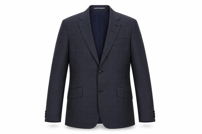 Next Mens Grey Check Wool Jacket Blazer Size 42