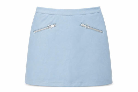 Primark Womens Blue Polyester A-Line Skirt Size 6