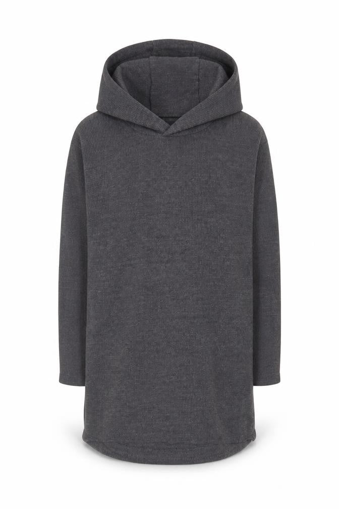 Primark Boys Grey Cotton Pullover Hoodie Size 5-6 Years