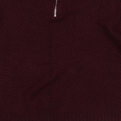 BDG Womens Purple Round Neck Acrylic Pullover Jumper Size S