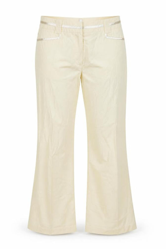 Frank Eden Mens Beige Polyester Trousers Size 30 in L28 in Regular