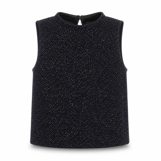 Primark Girls Blue Nylon Jersey Tank Size 10-11 Years Mock Neck Pullover
