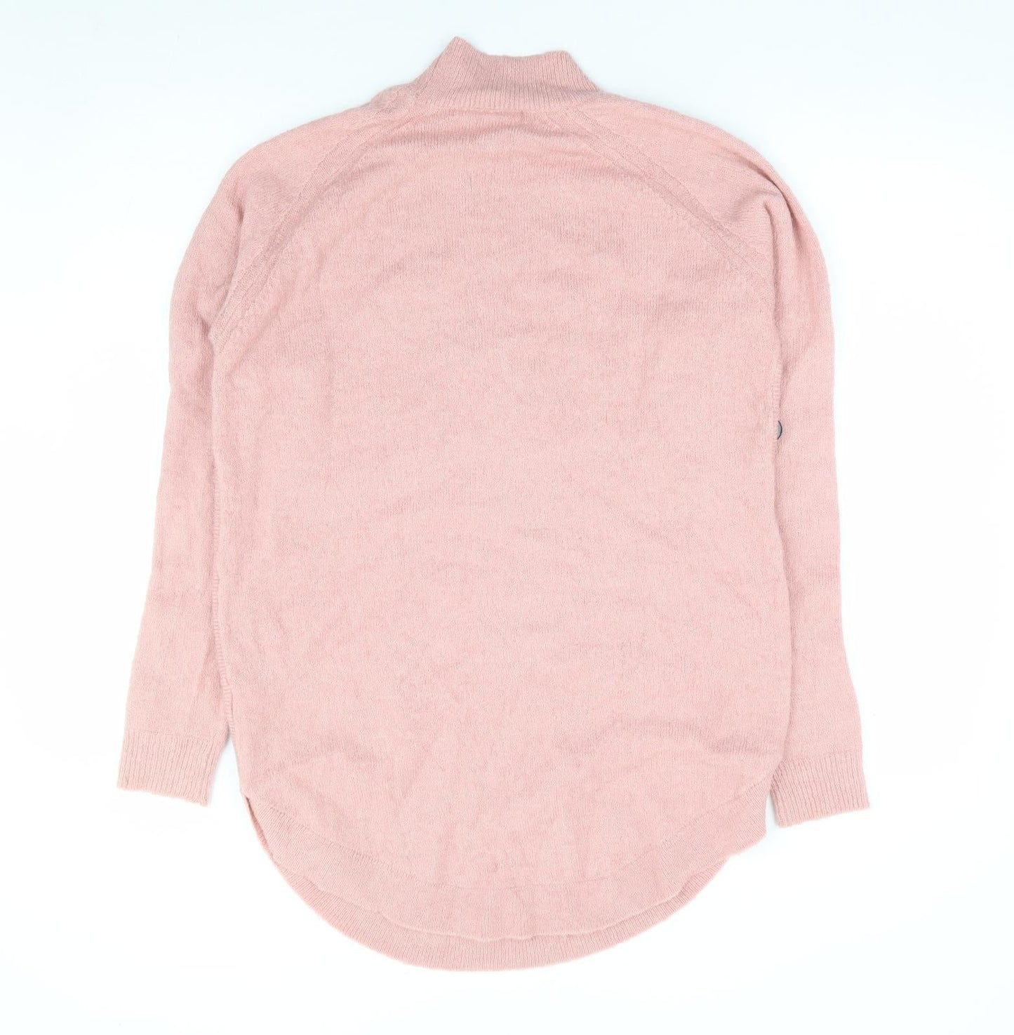 NEXT Womens Pink High Neck Acrylic Pullover Jumper Size XS