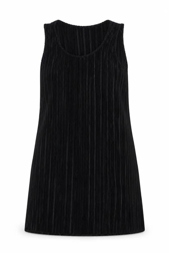 H&M Womens Black Polyester Shift Size S Round Neck Pullover