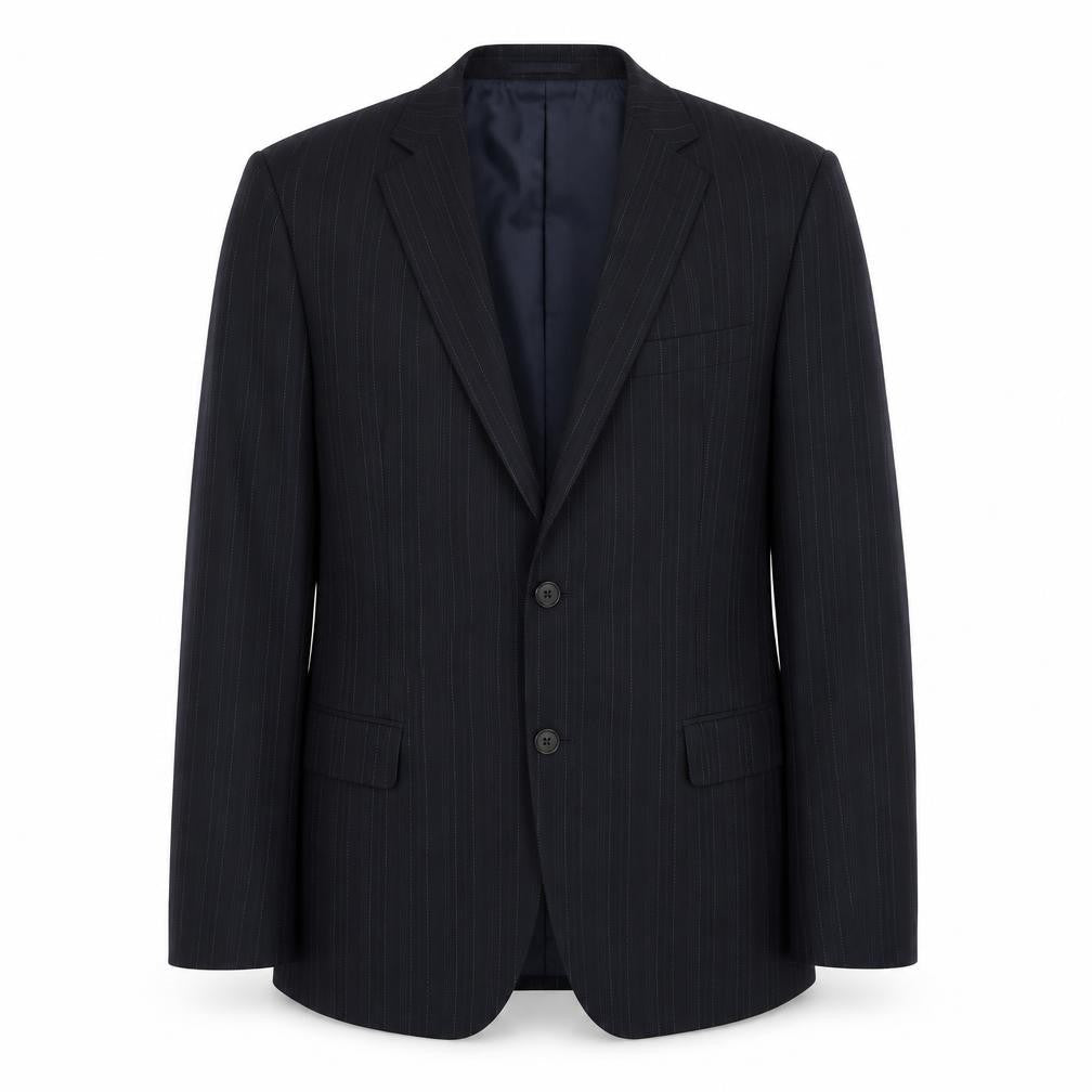 Marks & Spencer Mens Blue Wool Jacket Suit Jacket Size 36