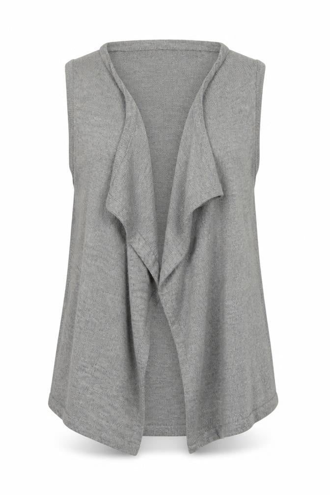 Atmosphere Womens Grey V-Neck Acrylic Cardigan Jumper Size S