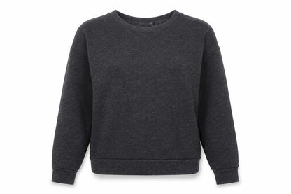 Atmosphere Womens Grey Polyester Pullover Sweatshirt Size 8