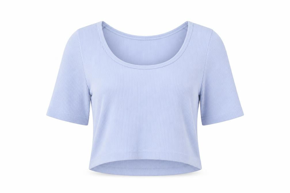 Pep&Co Womens Blue Round Neck Nylon Pullover Jumper Size M