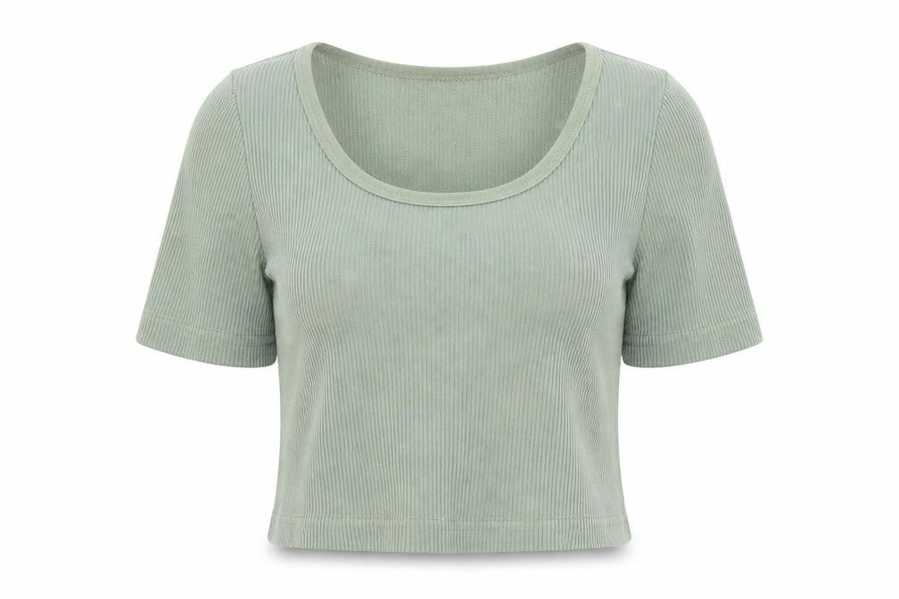 Pep&Co Womens Green Round Neck Nylon Pullover Jumper Size 12
