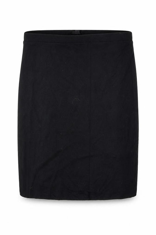 Topshop Womens Black Viscose Straight & Pencil Skirt Size 10