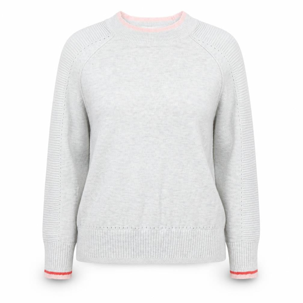 NEXT Womens Grey Round Neck Viscose Pullover Jumper Size 12