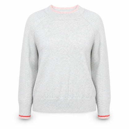 Next Womens Grey Round Neck Viscose Pullover Jumper Size 12