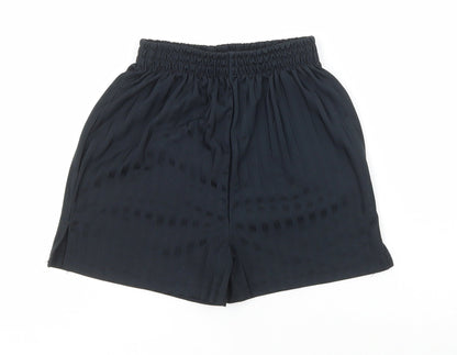 Tu Boys Black Polyester Sweat Shorts Size 3 Years Regular