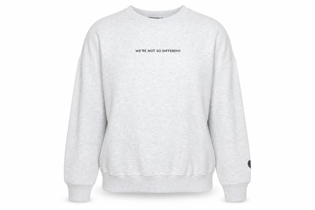 Primark Womens Grey Cotton Pullover Sweatshirt Size M - We're not that different