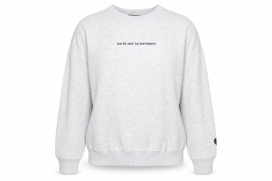 Primark Womens Grey Cotton Pullover Sweatshirt Size M - We're not that different
