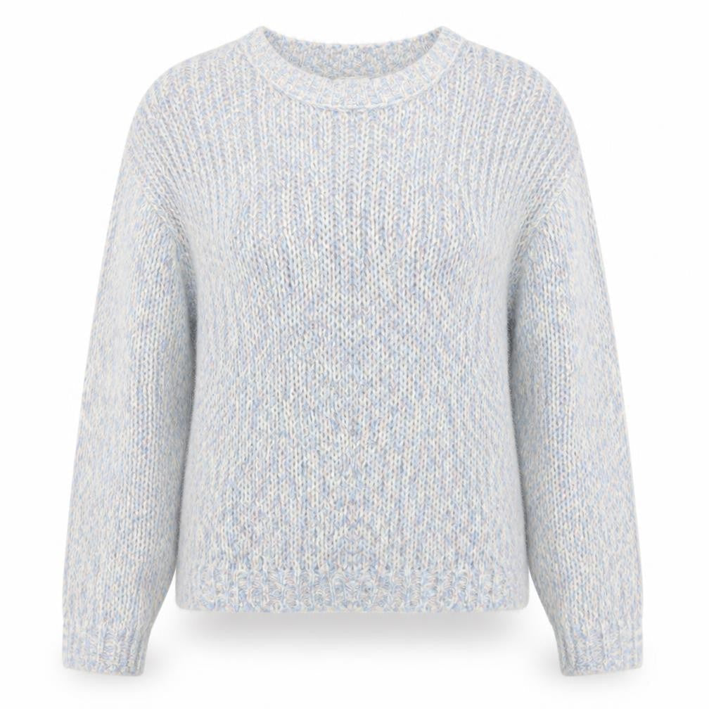 Divided Womens Multicoloured Crew Neck Acrylic Pullover Jumper Size S