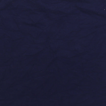 Umbro Boys Blue Polyester Basic Polo Size 11 Years Collared Pullover
