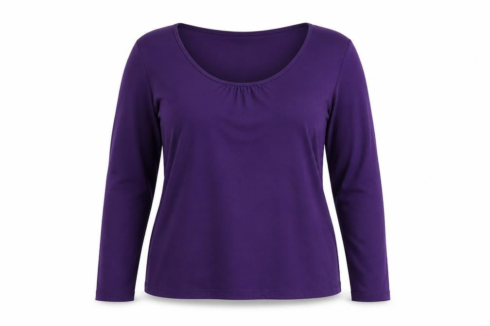 Punt Roma Womens Purple Polyester Pullover Sweatshirt Size L