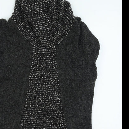 Klass Womens Grey High Neck Polyester Pullover Jumper Size M