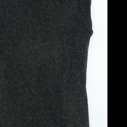 Klass Womens Grey High Neck Polyester Pullover Jumper Size M