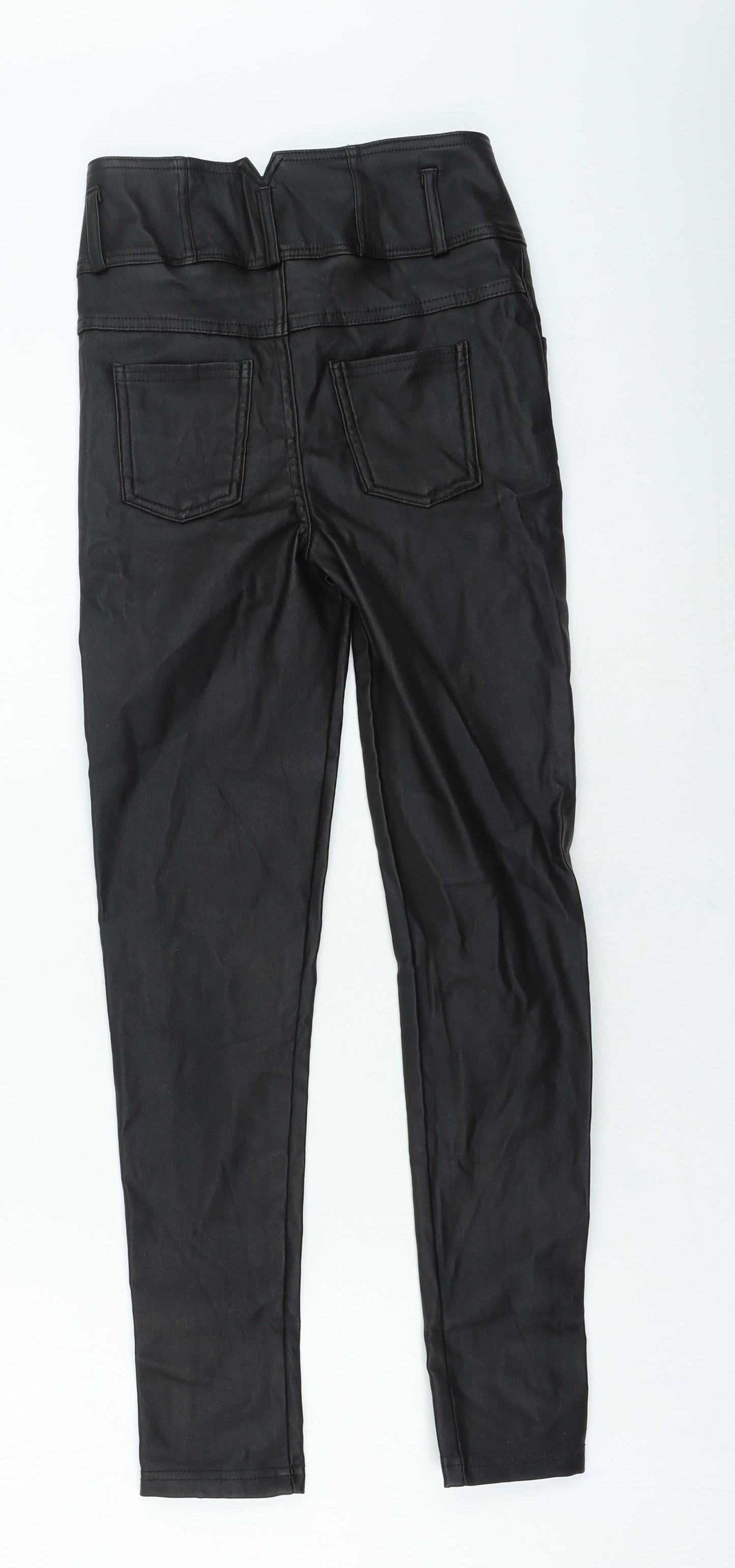 Preworn Womens Black Polyester Jegging Leggings Size S L25 in