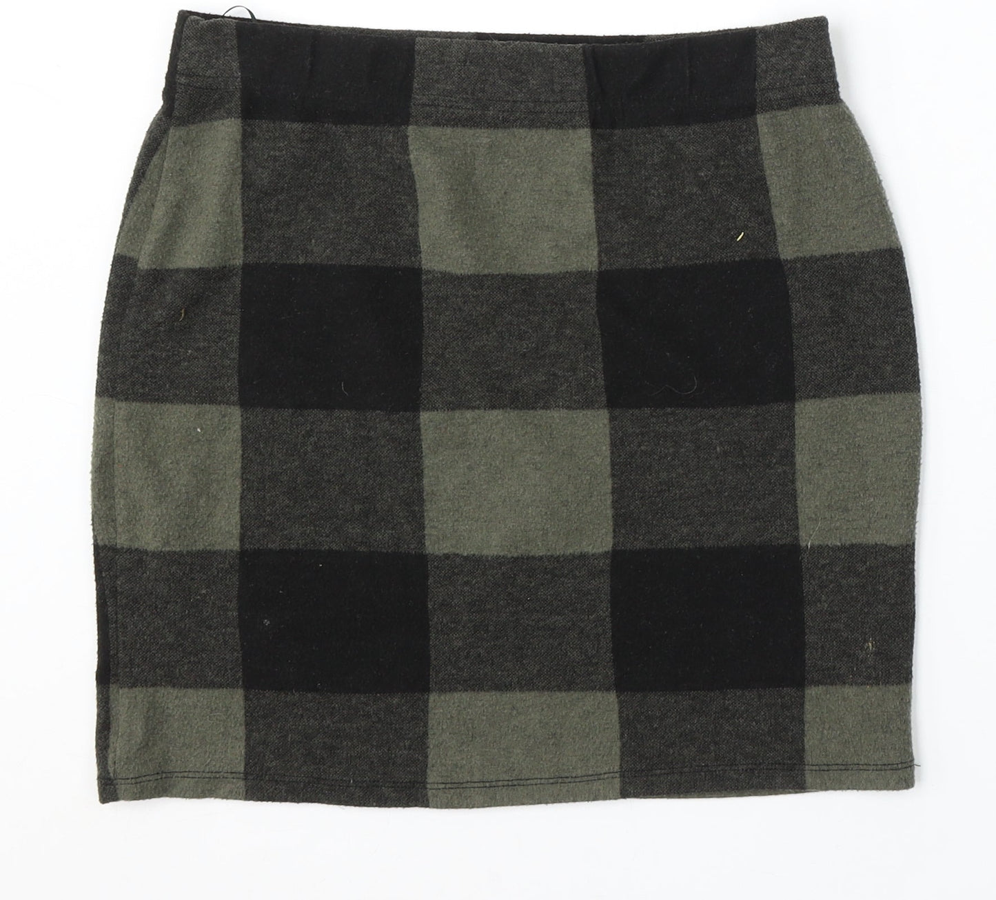 Select Womens Green Geometric Polyester Straight & Pencil Skirt Size 12