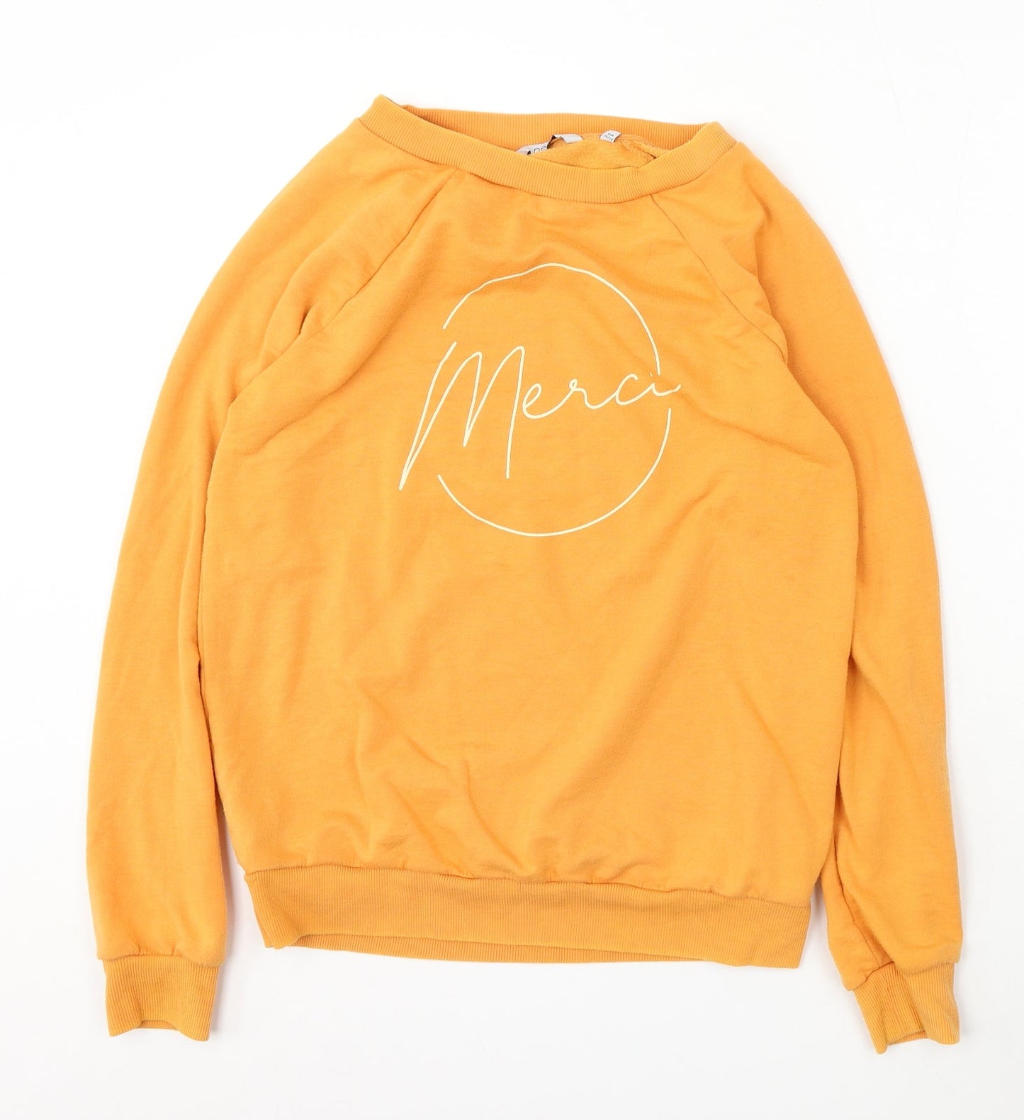 NEXT Womens Orange Polyester Pullover Sweatshirt Size S