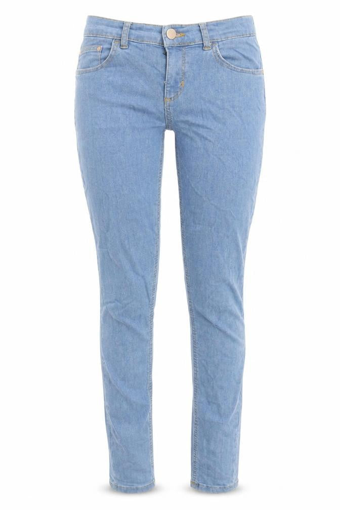 George Womens Blue Cotton Skinny Jeans Size 10 L29 in Regular