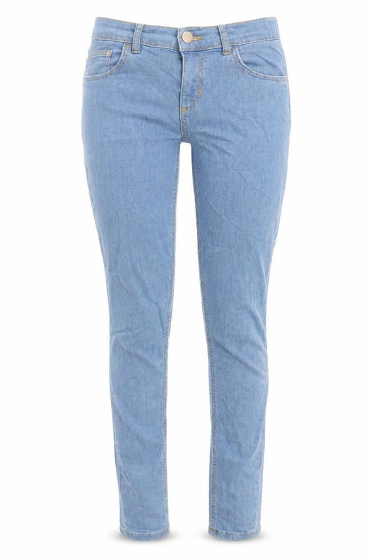 George Womens Blue Cotton Skinny Jeans Size 10 L29 in Regular